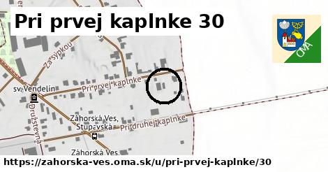 Pri prvej kaplnke 30, Záhorská Ves