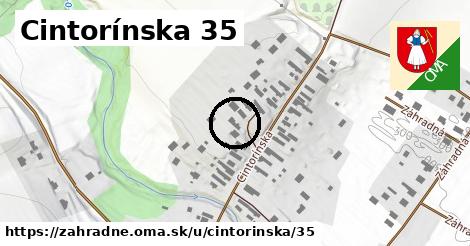 Cintorínska 35, Záhradné