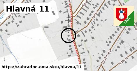 Hlavná 11, Záhradné