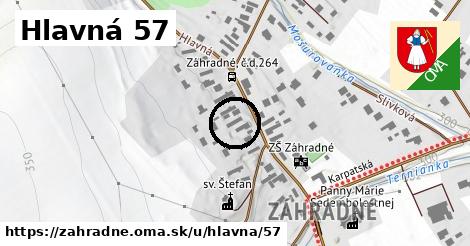 Hlavná 57, Záhradné