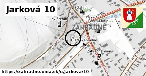 Jarková 10, Záhradné