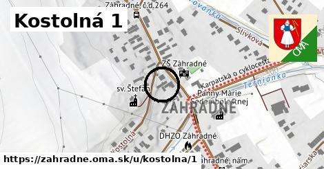 Kostolná 1, Záhradné