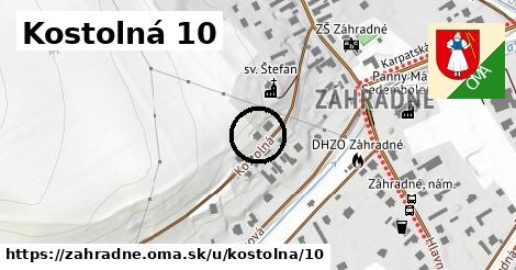 Kostolná 10, Záhradné