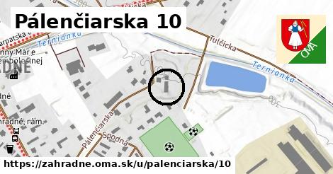 Pálenčiarska 10, Záhradné