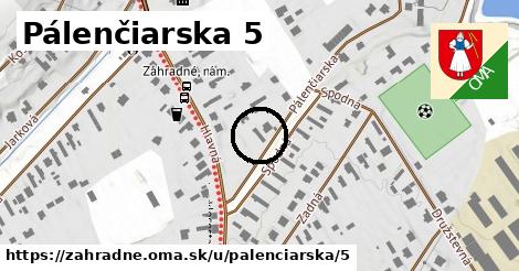 Pálenčiarska 5, Záhradné