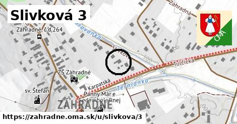 Slivková 3, Záhradné