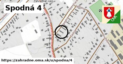 Spodná 4, Záhradné