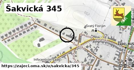 Šakvická 345, Zaječí