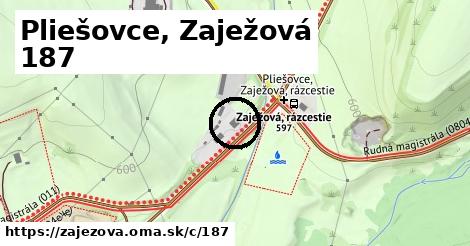 Pliešovce, Zaježová <span class="supisne">187</span>