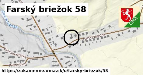 Farský briežok 58, Zákamenné