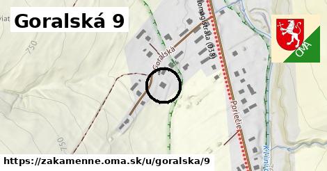 Goralská 9, Zákamenné