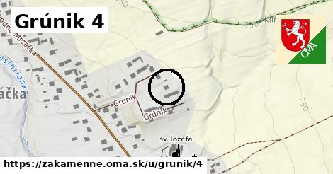 Grúnik 4, Zákamenné
