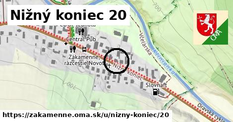 Nižný koniec 20, Zákamenné