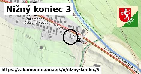 Nižný koniec 3, Zákamenné