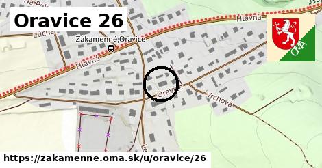 Oravice 26, Zákamenné