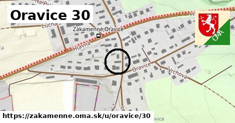 Oravice 30, Zákamenné