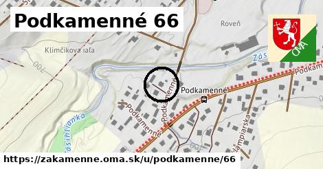 Podkamenné 66, Zákamenné