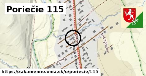 Poriečie 115, Zákamenné