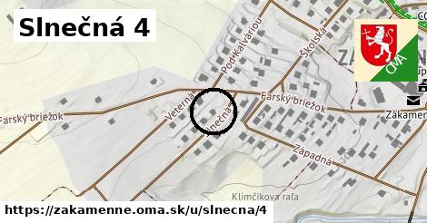 Slnečná 4, Zákamenné