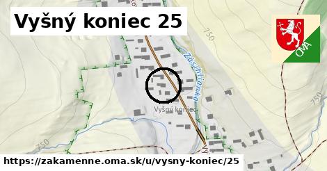 Vyšný koniec 25, Zákamenné