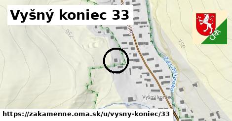 Vyšný koniec 33, Zákamenné