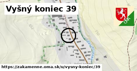 Vyšný koniec 39, Zákamenné