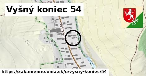 Vyšný koniec 54, Zákamenné