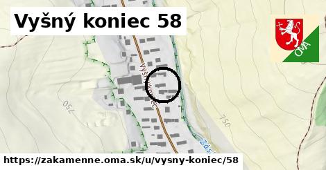 Vyšný koniec 58, Zákamenné