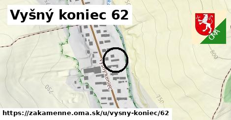 Vyšný koniec 62, Zákamenné