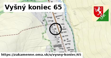 Vyšný koniec 65, Zákamenné