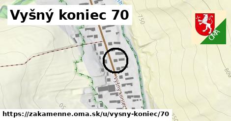 Vyšný koniec 70, Zákamenné