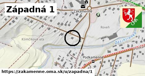 Západná 1, Zákamenné