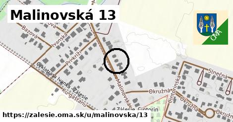 Malinovská 13, Zálesie