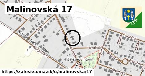 Malinovská 17, Zálesie