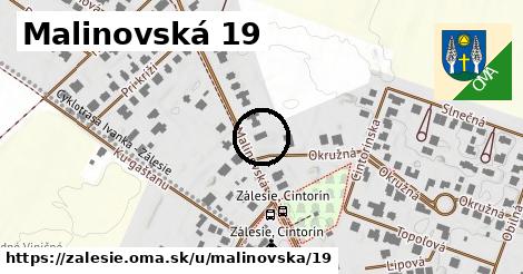 Malinovská 19, Zálesie