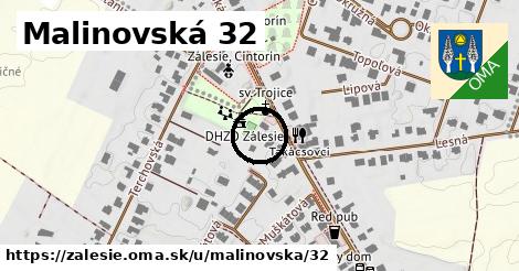 Malinovská 32, Zálesie