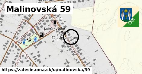 Malinovská 59, Zálesie