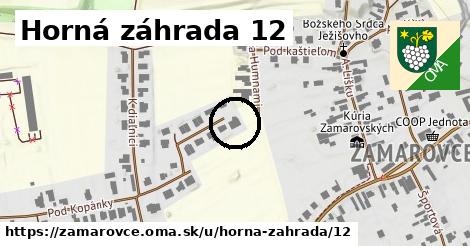 Horná záhrada 12, Zamarovce