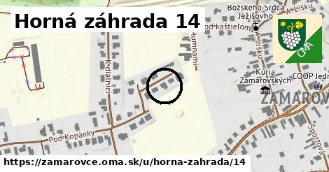 Horná záhrada 14, Zamarovce