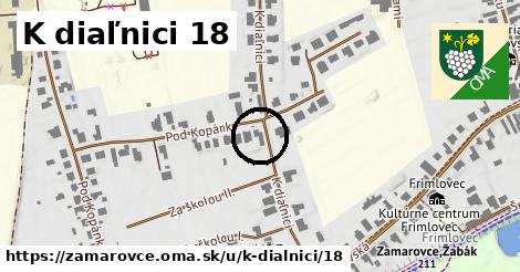 K diaľnici 18, Zamarovce