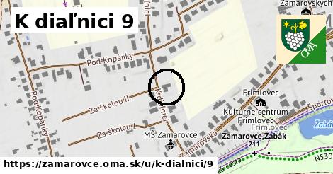 K diaľnici 9, Zamarovce