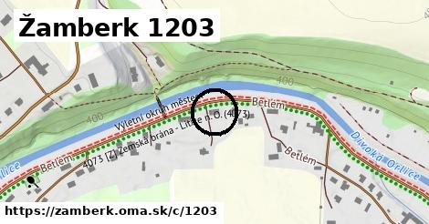 Žamberk <span class="supisne">1203</span>