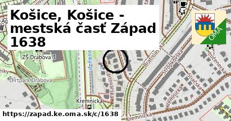 Košice, Košice - mestská časť Západ <span class="supisne">1638</span>