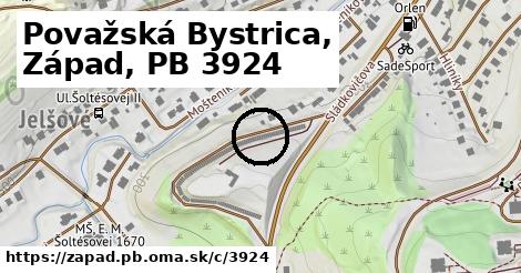 Považská Bystrica, Západ, PB <span class="supisne">3924</span>