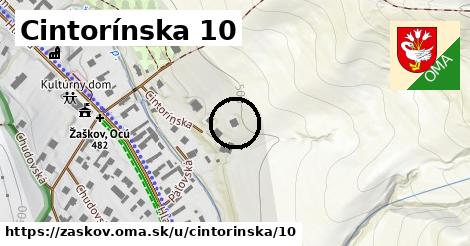 Cintorínska 10, Žaškov