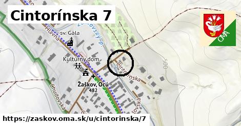 Cintorínska 7, Žaškov