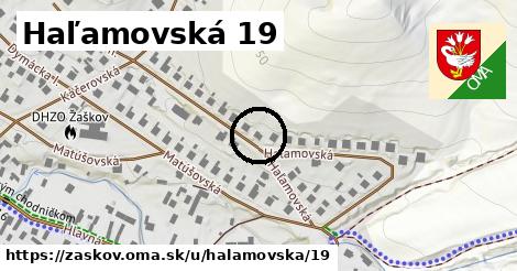 Haľamovská 19, Žaškov