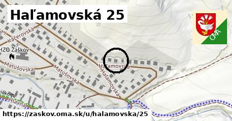 Haľamovská 25, Žaškov