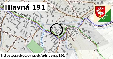 Hlavná 191, Žaškov