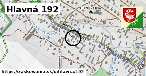 Hlavná 192, Žaškov